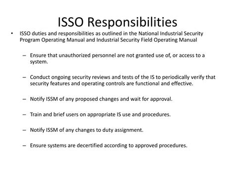 Ppt Effective Information Systems Security Officer Isso Training Powerpoint Presentation