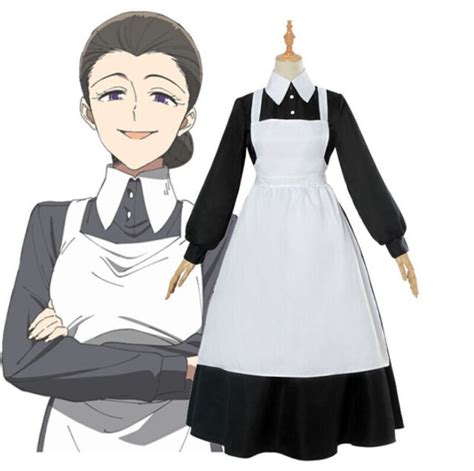The Promised Neverland Isabella Cosplay Costume Womens Girls Uniform
