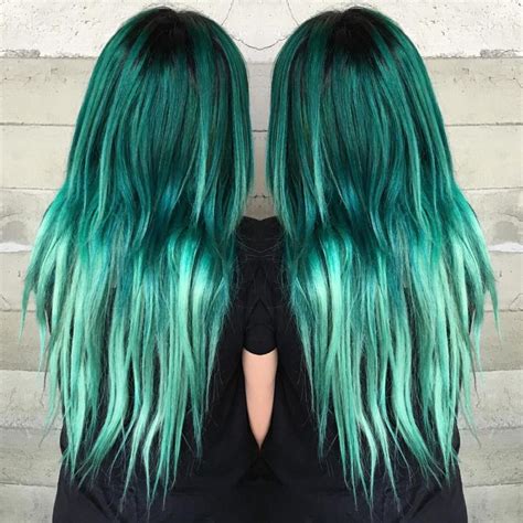 Some Of These Are Really Pretty But Some Don T Do Much For Me Green Hair Ombre Green Wig Teal