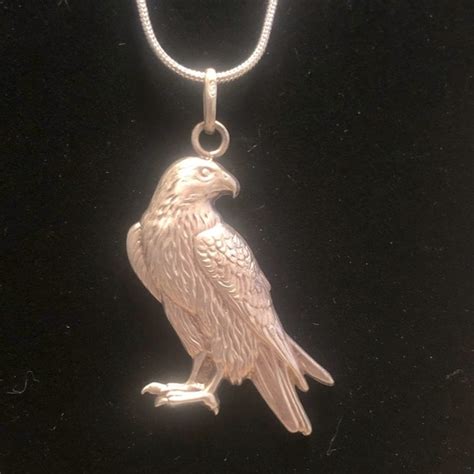 Vintage Jewelry Vtg Sterling Silver Bird Raptor Hawk Pendant Poshmark