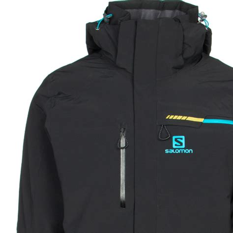 Salomon Men S Brilliant Insulated Ski Jacket Color Black Size Clothing