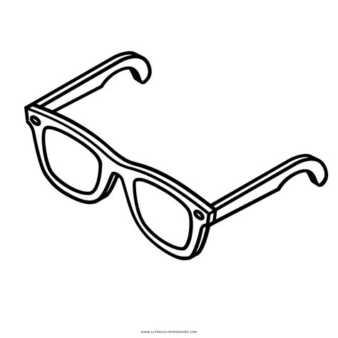 Eye Glasses Coloring Page Coloring Pages