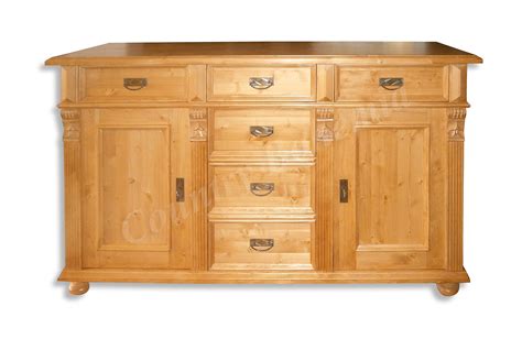 Sideboard Landhausstil Massivholz Anrichte Gründerzeit Weichholz Fichte