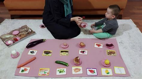 Meyve Sebze Oyunu Okul Öncesi Dil Gelişim Etkinliği Eğlenceli Çocuk