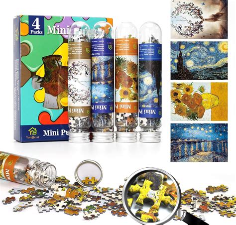 Mini Jigsaw Puzzles For Adults 150 Pieces 4 Packs Small Jigsaw Puzzle
