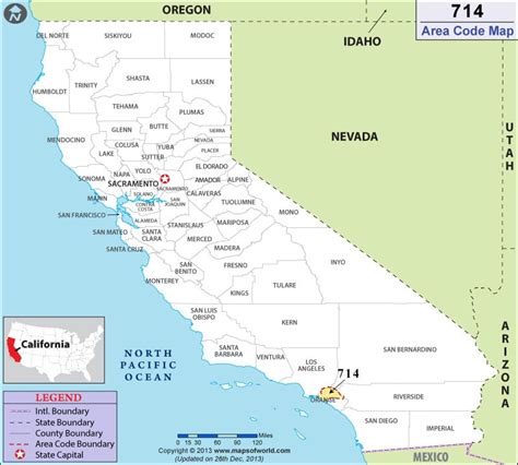 714 Area Code Map Where Is 714 Area Code In California