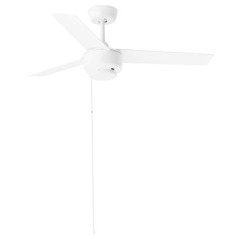 Molnighet 3 Blade Ceiling Fan Plastic White Ikea