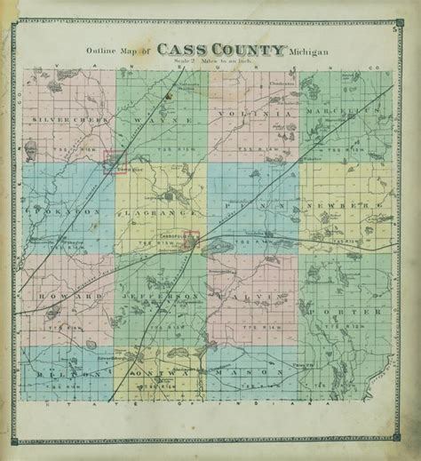 Cass county overhead door co →. Cass County, MI | Map of michigan, Cass, My family history