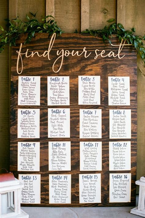 Ideas For Seating Charts