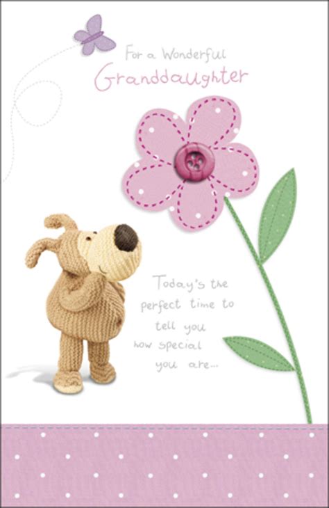 100's of free birthday grandchildren card verses from the crafting community of craftsuprint. Boofle Granddaughter Birthday Card | Cards | Love Kates