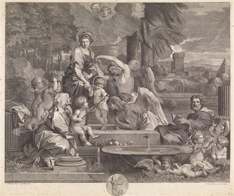Heilige Familie In Landschap Michel Natalis 1646 1661 Jilin Canvas