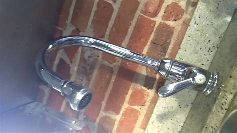 Usually a simple problem to fix. Kitchen sink water pressure low - YouTube