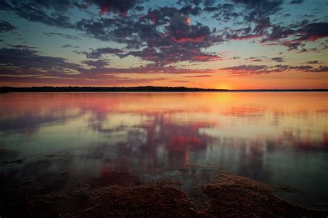 Lake Sunset 34 Photograph By Ricky Barnard Fine Art America