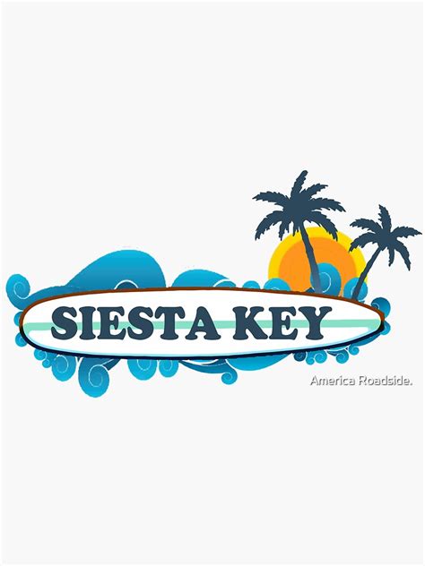 Siesta Key Florida Sticker For Sale By Ishore1 Redbubble