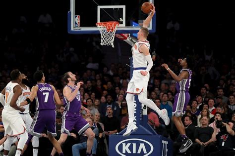 New york knicks forward taj gibson was emotional after the team's game 2 win over the atlanta hawks wednesday night. New York Knicks' Kristaps Porzingis Scores 34 Points In Blowout Win vs. Kings (Highlights)