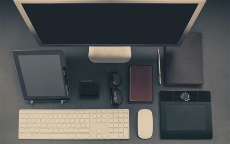 Apple Black Clean Computer Desk · Free Photo