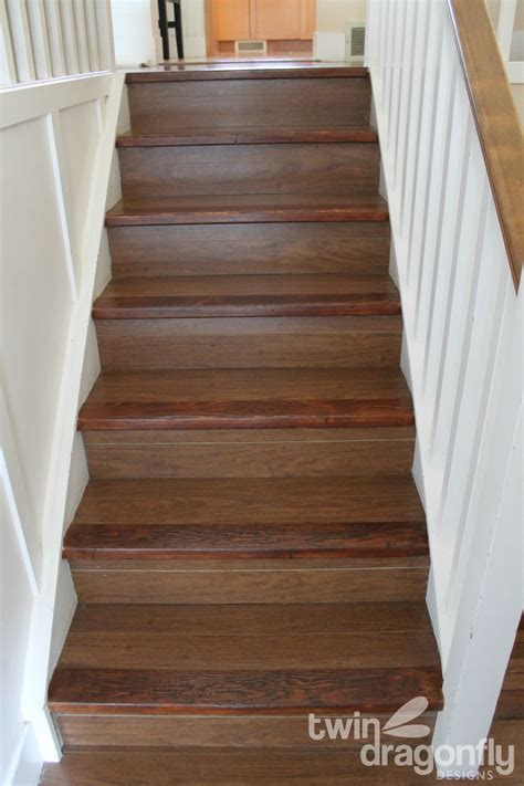 How To Refinish Wooden Stairs Dragonfly Designs