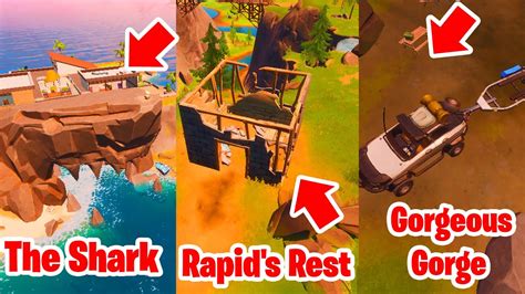 Visit The Shark Rapids Rest And Gorgeous Gorge Fortnite All 3