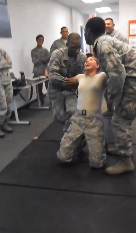 Video This Airwoman Gets Tasered And This Is How Her Colleague Felt Her Pain
