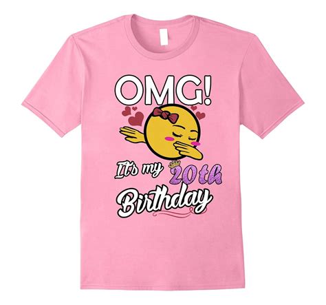 Omg Its My 20th Birthday Emoji Dabbing T Shirt T Fl Sunflowershirt