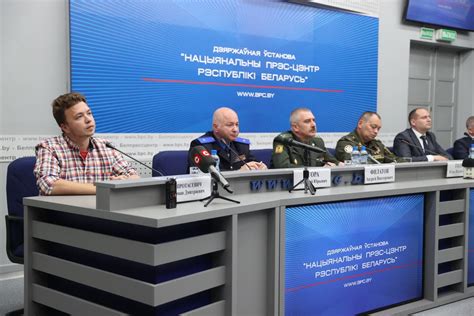 A ryanair plane from greece to lithuania was diverted to belarus for several hours on sunday, with activists saying it was done to arrest a dissident journalist on board. Belarus makes jailed journalist Roman Protasevich attend ...
