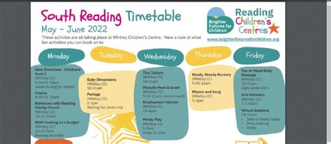 Whitley Park Primary And Nursery School Free Activities