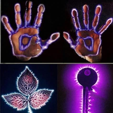 This Is What Is Called “kirlian Photography” Which Can Be Used To View