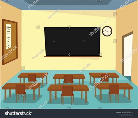 Class Room Clipart Vector Illustration Isolated Stock Vector Royalty Free 2163745243