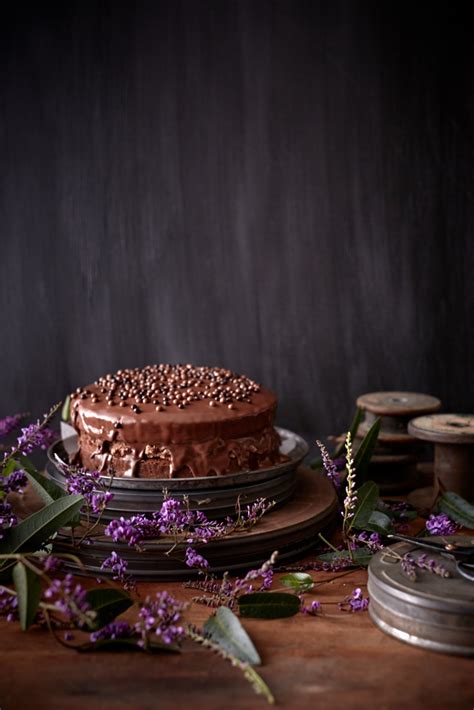 Chocolate Truffle Cake With Chestnut Cream And Ganache Iron Chef Shellie