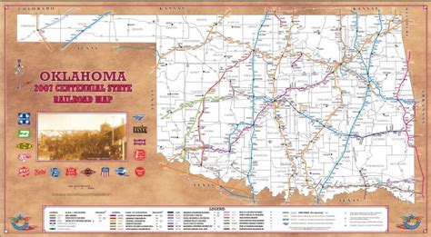 Current Oklahoma State Railroad Map