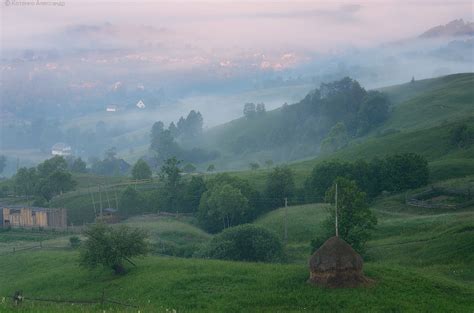Misty Rural Landscapes Of The Carpathians · Ukraine Travel