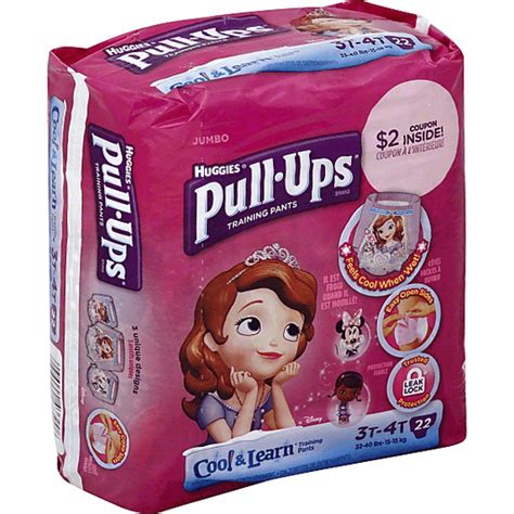 Huggies® Pull Ups® Cool And Learn 3t 4t Girls Training Pants 22 Ct Pack Diapers And Training