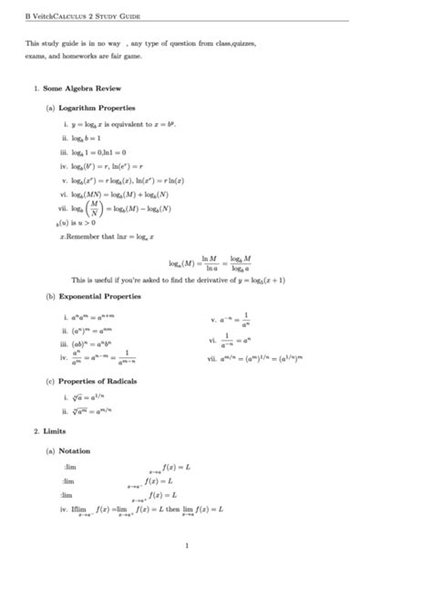 For a complete set of calculus notes. Calculus 2 Cheat Sheet printable pdf download