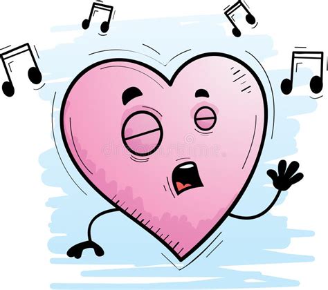 Cartoon Heart Singing Stock Vector Illustration Of Clipart 115743744