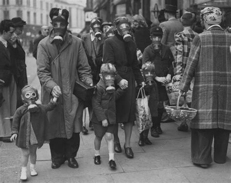 Historical Gas Mask Photos From Wwii Britain Show Life During Wartime