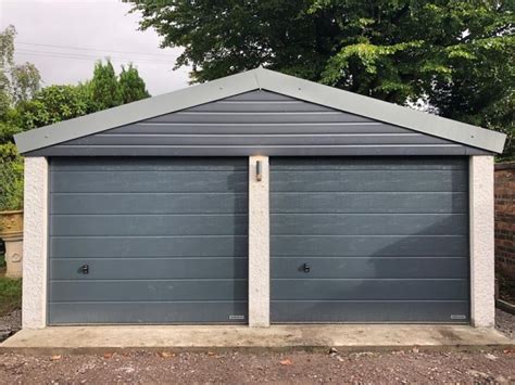 Double Garage In Lenzie Welsh Builds
