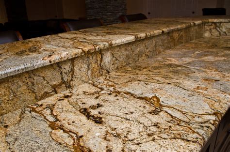 Golden Crystal Granite Modern Kitchen Countertops Dc Metro By