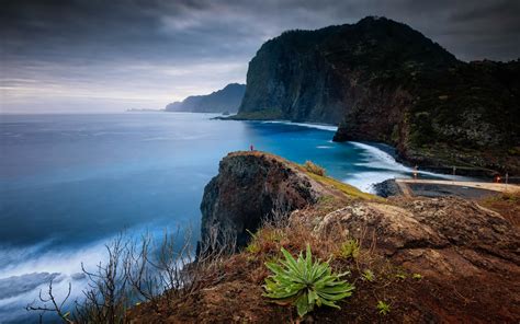 Download Wallpapers Madeira North Atlantic Ocean Coast Mountain