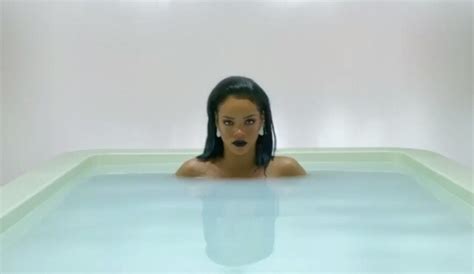 When everything is easier (feat. Rihanna submerges in steamy hot tub in new teaser for ...