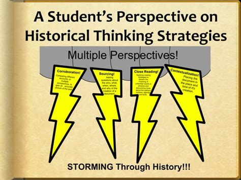 Historical Thinking The Student Perspective