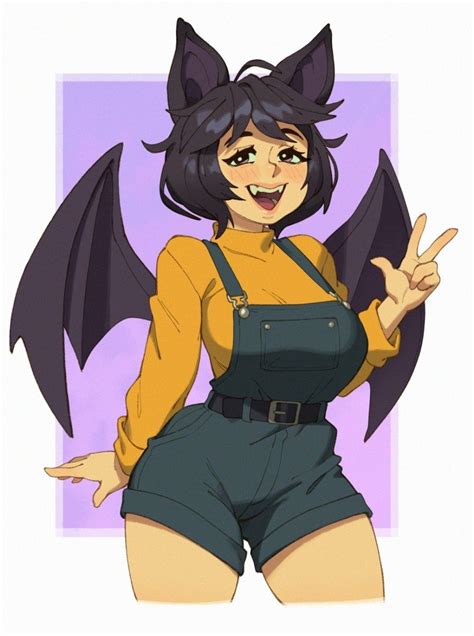 Character Design Bat Anthro Cute Girl Curvy Fantasy Character Design Character Design