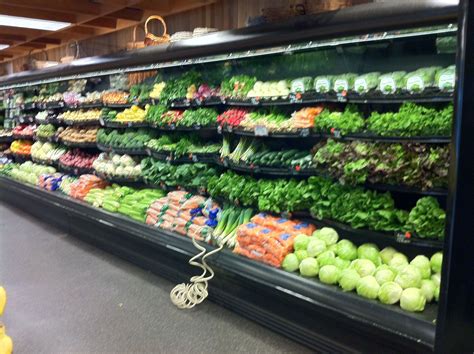 Rounded Produce Shelves