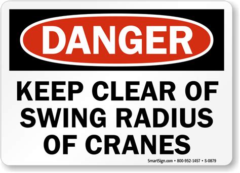 Mobile craning today is quickly becoming the industry standard reference manual for crane operators, students and supervisors. Crane Safety Signs | Hoist Safety Signs