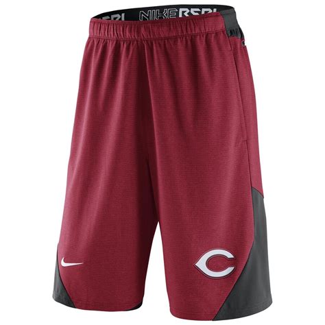 Nike Cincinnati Reds Red Authentic Collection Dri Fit Knit Shorts