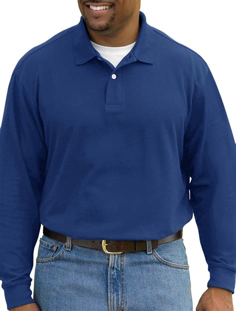 Harbor Bay Honeycomb Pique Polo Casual Male Xl Big And Tall Ebay
