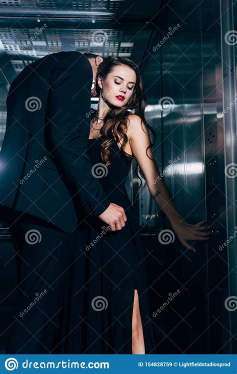 Passionate Young Couple Kissing Stock Image Image Of