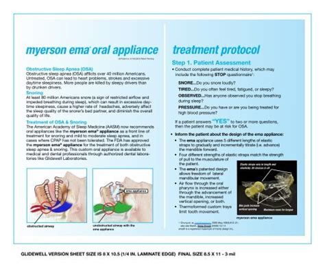 Ema Oral Appliance Glidewell Dental Labs