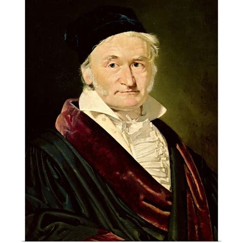 Portrait Of Carl Friedrich Gauss 1840 Poster Art Print Home Decor Ebay