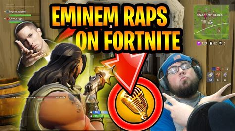Rapping Eminems New Song Chloraseptic On Fortnite Battle Royale
