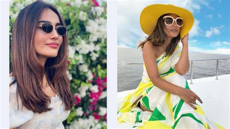 Fashion Faceoff Desi Babe Surbhi Jyoti And Hina Khans Latest Candid